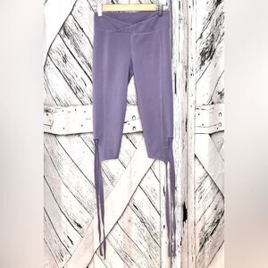 FP Movement by Free People Legging Ankle Ties Lavender Size S